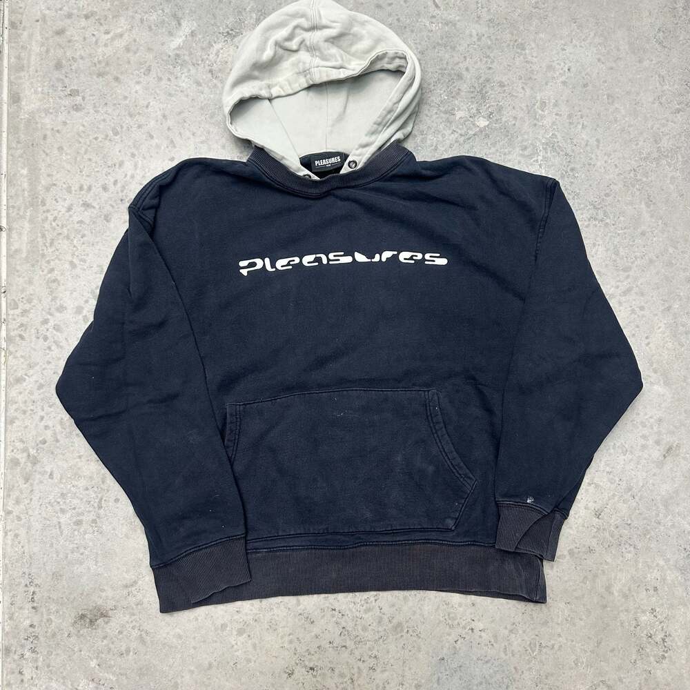 Pleasures Now Hoodie Sweatshirt - Black - Large